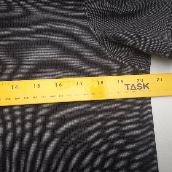 Calvin Klein Men's Size Medium Black & Grey Short Sleeves Polo Shirt - Picture 7 of 9